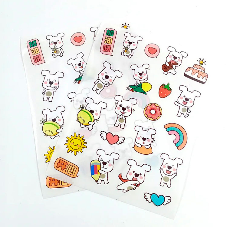 Cartoon Transparent Sticker