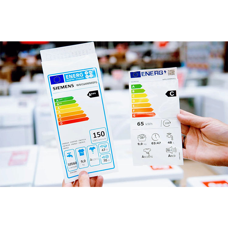 Washing Machine Energy Efficiency Label